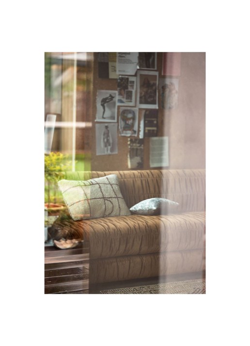 HKliving Easy sierkussen 60 x 40 cm - voorkant 3 bordeauxrood