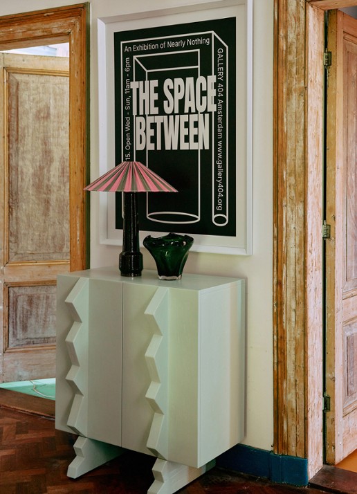 HKliving Folded vaas - achterkant 2 groen