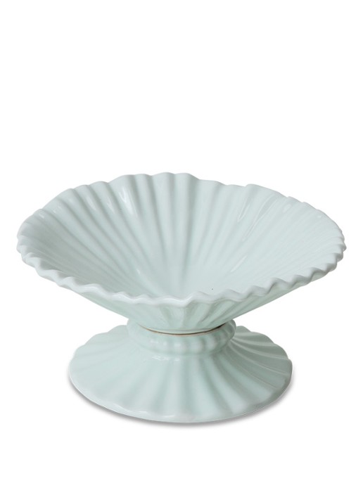 HKliving Fruitschaal 20 cm - voorkant 5 lichtblauw