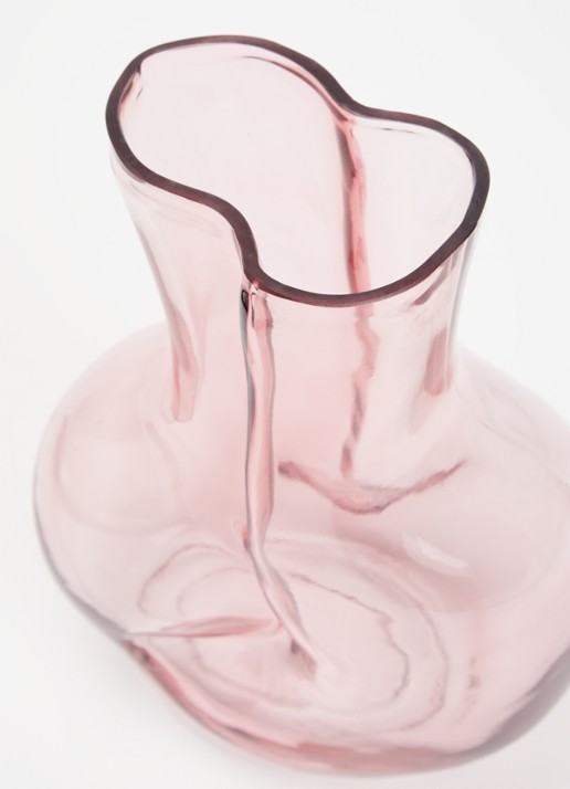 HKliving Gleam vaas 22 cm - voorkant 2 roze