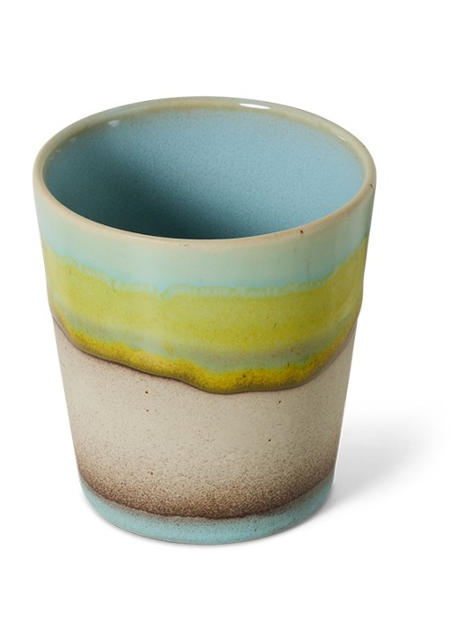 HKliving Glint mok - detail blauw