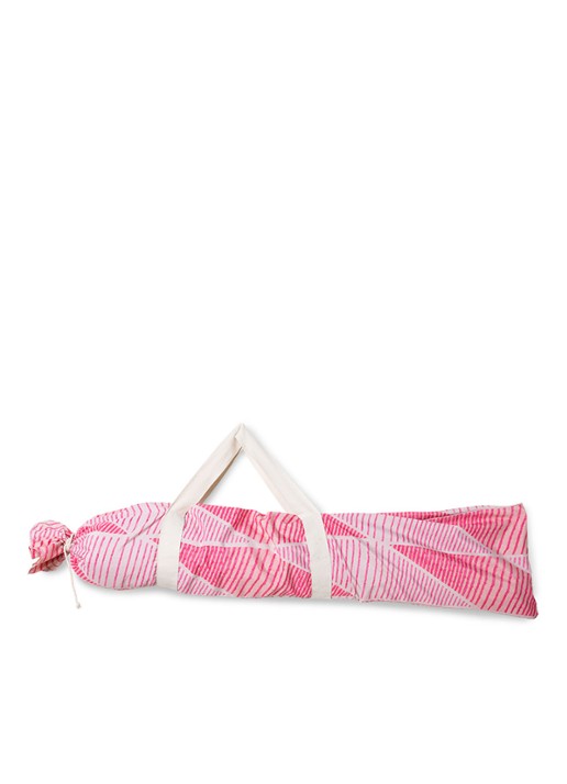 HKliving Graphic Twist strand parasol 200 cm - detail 2 roze