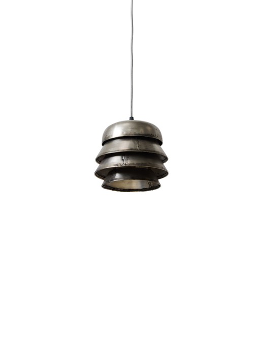 HKliving Hanglamp 20 cm - voorkant 5 zilver