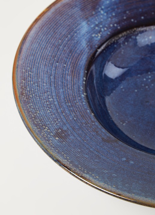 HKliving Home Chef pastabord 28 cm - detail 3 donkerblauw