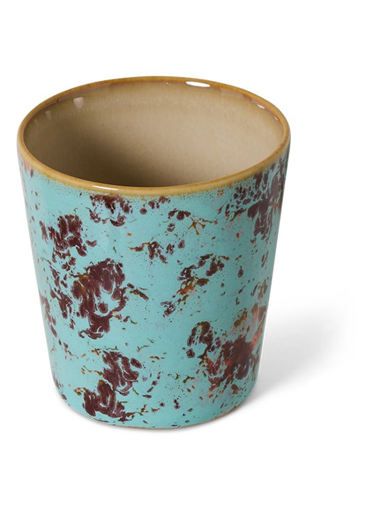 HKliving Koffiekopje 25 cl - detail blauw