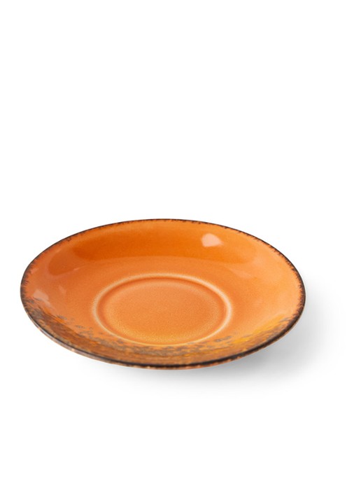HKliving Light Roast schotel 11,5 cm - voorkant 4 oranje