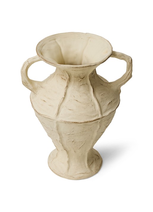 HKliving New Classics vaas - voorkant 2 beige