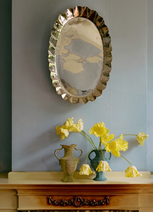 HKliving New Classics vaas - detail 4 blauw