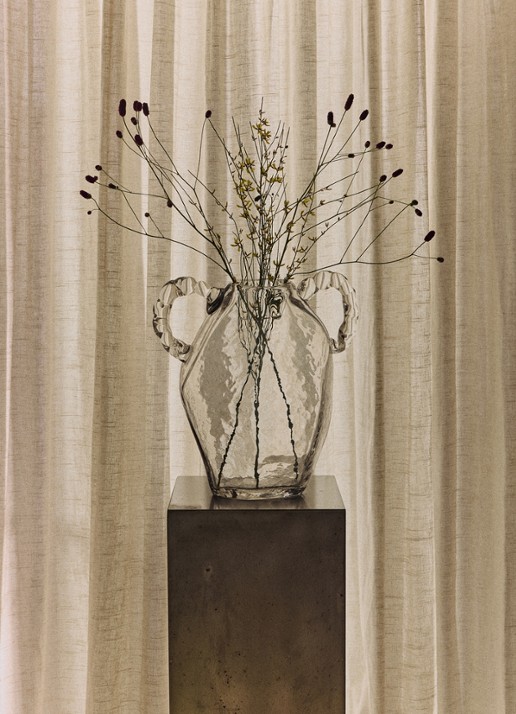 HKliving Nienke Sikkema Amfora vaas - detail 5 transparant