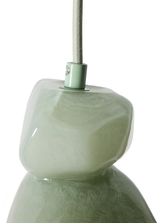 HKliving Nienke Sikkema hanglamp 28 cm - achterkant groen
