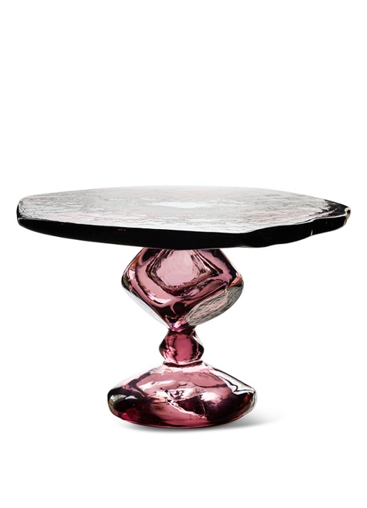 HKliving Nienke Sikkema Jewel taartplateau - voorkant 2 paars
