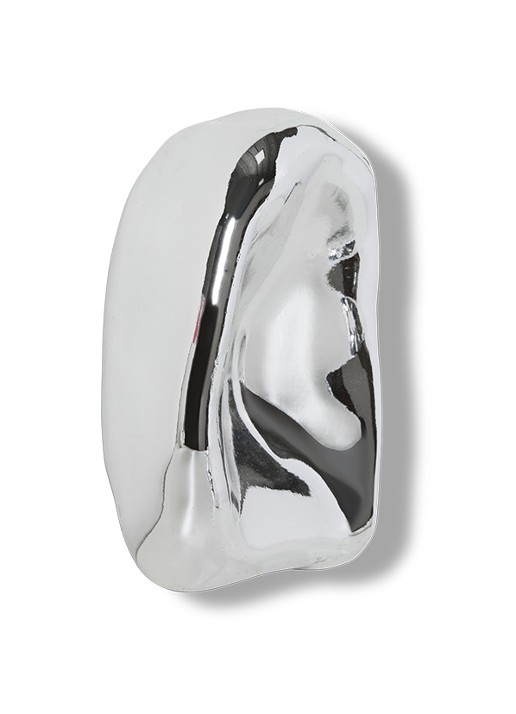 HKliving No. 1 ornament 18 cm - voorkant 2 zilver