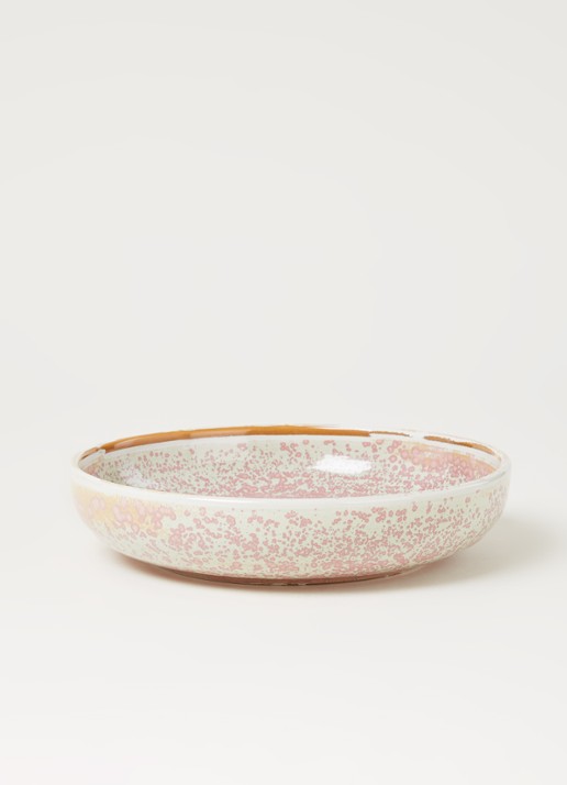 HKliving Ontbijtbord 19 cm - detail 5 roze