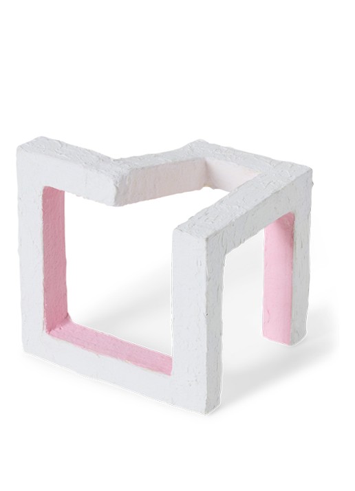 HKliving Paper Object: Angular Construction ornament - voorkant 6 multicolor