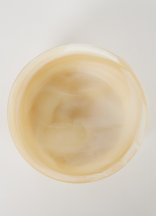 HKliving Patio dipschaal 10 cm - voorkant 2 geel