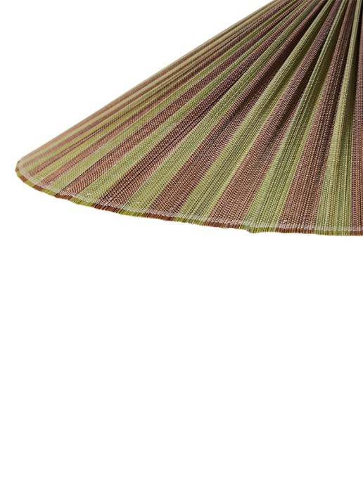 HKliving Plisse hanglamp - voorkant 2 groen