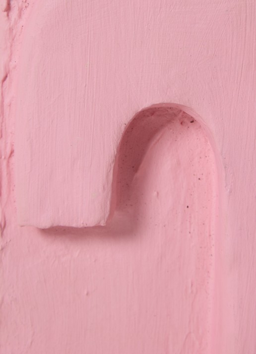 HKliving Pocket Exhibit: Crave wandelement 16 x 12 cm - achterkant 6 roze
