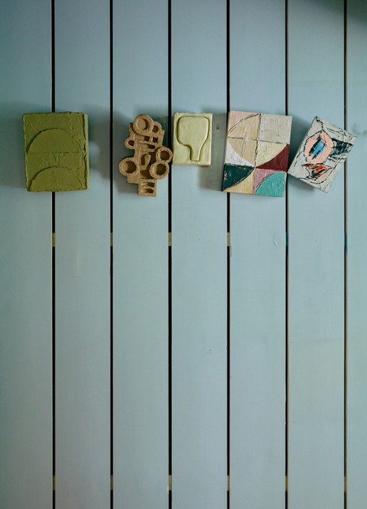 HKliving Pocket Exhibit: Dwell wandelement 16 x 12 cm - detail 6 groen