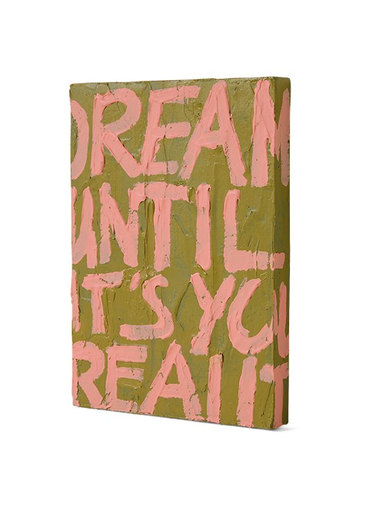 HKliving Pocket Exhibit: Manifest wandelement 30 x 21 cm - achterkant 4 multicolor