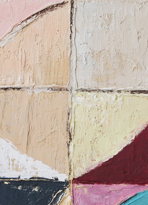 HKliving Pocket Exhibit: Palette wandelement 26 x 20 cm - achterkant roze