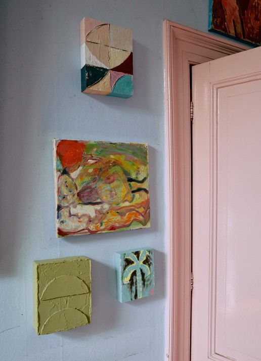 HKliving Pocket Exhibit: Verdant wandelement 24 x 19 cm - detail 4 groen