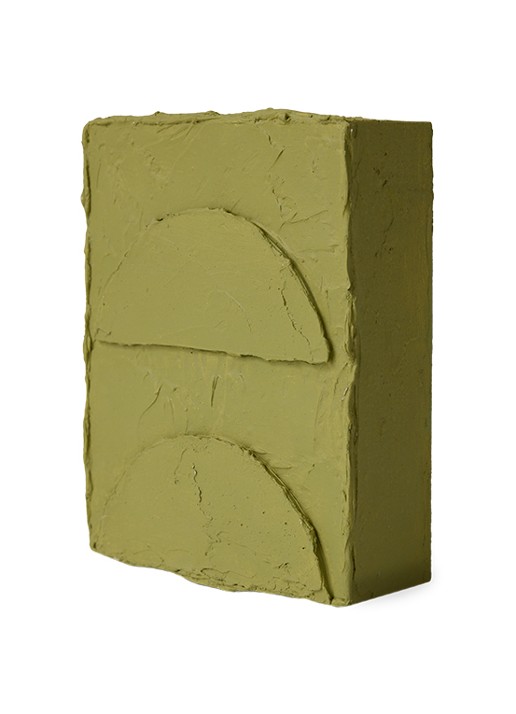 HKliving Pocket Exhibit: Verdant wandelement 24 x 19 cm - voorkant 2 groen