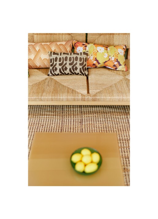 HKliving Printed sierkussen 60 x 35 cm - voorkant 6 multicolor