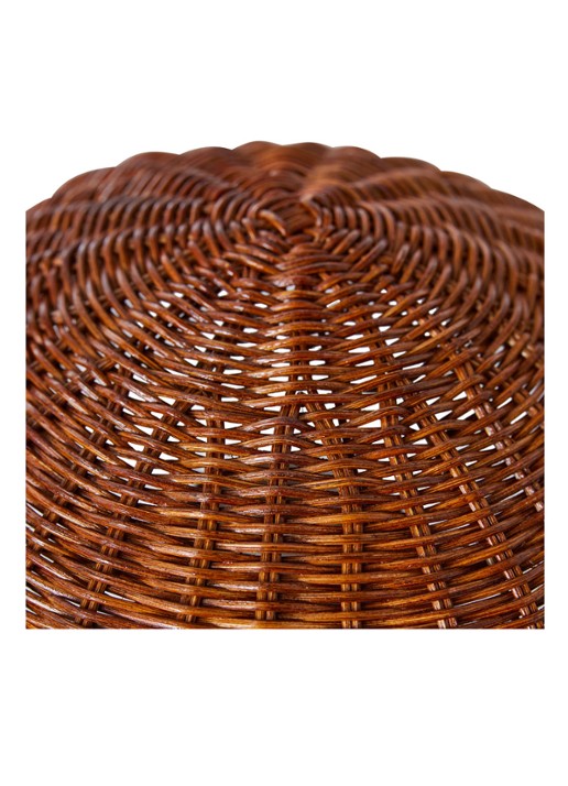 HKliving Rattan tafellamp Ø34 cm - detail 3 cognac