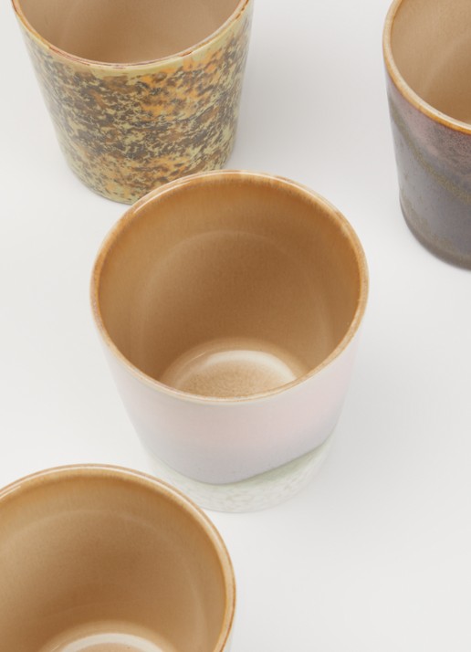 HKliving Serendipity kopje 23 cl set van 4 - voorkant 2 zand