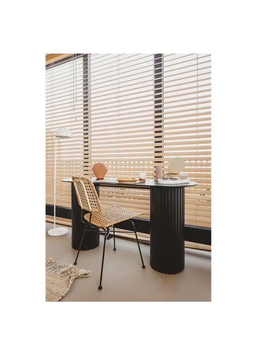 HKliving Shell L vaas 22 cm - detail 5 roodbruin