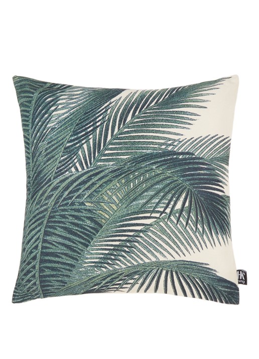 HKliving Sierkussen 45 x 45 cm - voorkant donkergroen