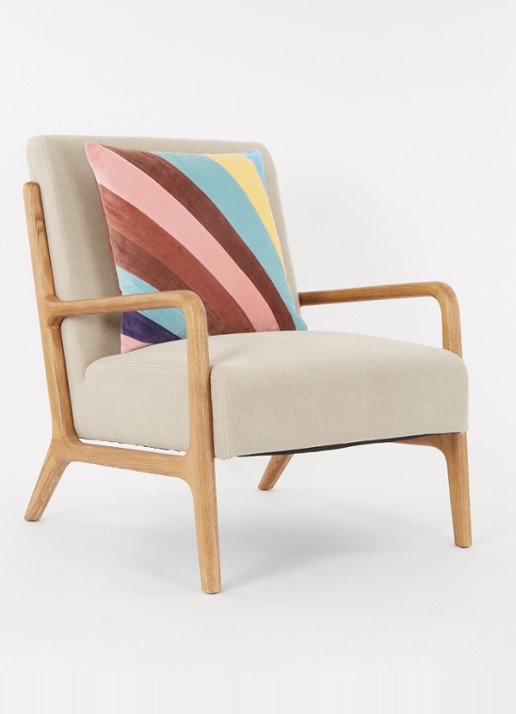 HKliving Sierkussen 45 x 45 cm - voorkant 4 multicolor