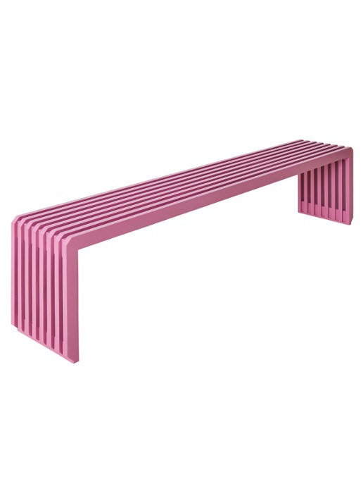 HKliving Slatted eetkamerbank 160 x 45 cm