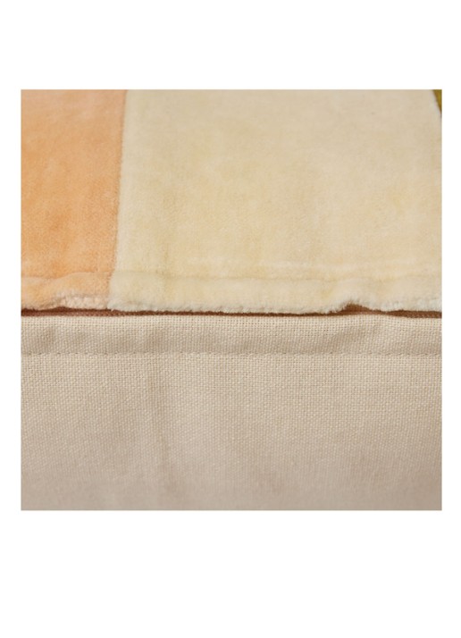 HKliving Striped Velvet sierkussen 60 x 35 cm - detail 6 multicolor