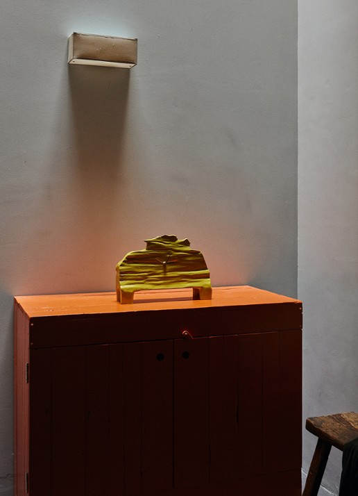 HKliving Teun Zwets klok - detail 4 khaki
