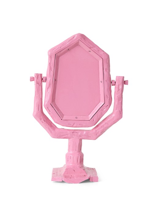 HKliving Teun Zwets spiegel 44 cm - achterkant 4 roze