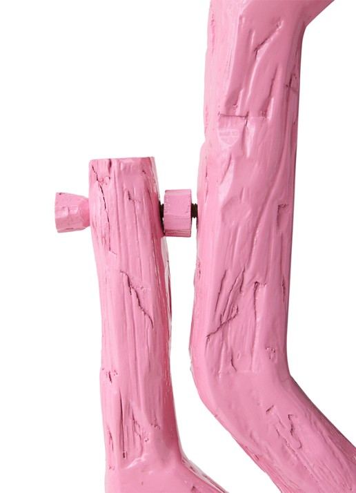 HKliving Teun Zwets spiegel 44 cm - detail 3 roze
