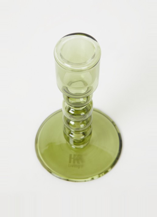HKliving The Emeralds M kandelaar 13 cm - detail groen