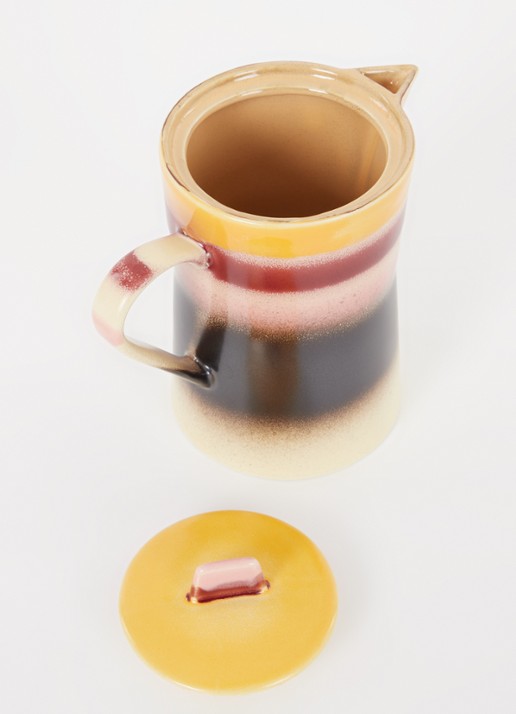HKliving Theepot 1 liter - voorkant 2 rood