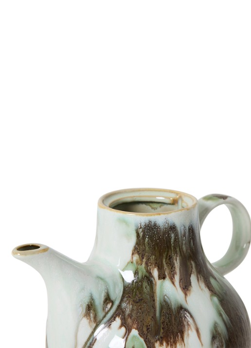 HKliving Tide koffiepot - detail 3 blauw