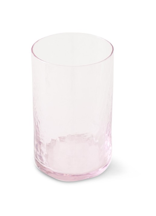 HKliving Tube longdrinkglas 40 cl - voorkant 3 zalmroze