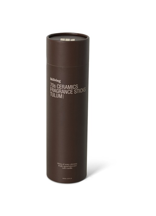 HKliving Tulum geurstokjes 200 ml - voorkant 4 oranje