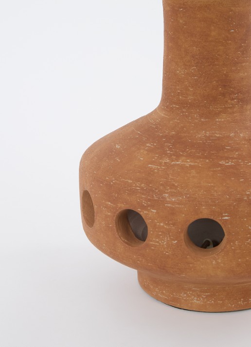 HKliving Ultimate lampvoet  Ø31 cm - voorkant 2 oranjebruin