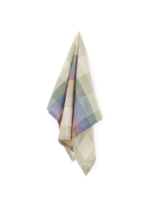 HKliving Vida theedoek in linnenblend 50 x 70 cm