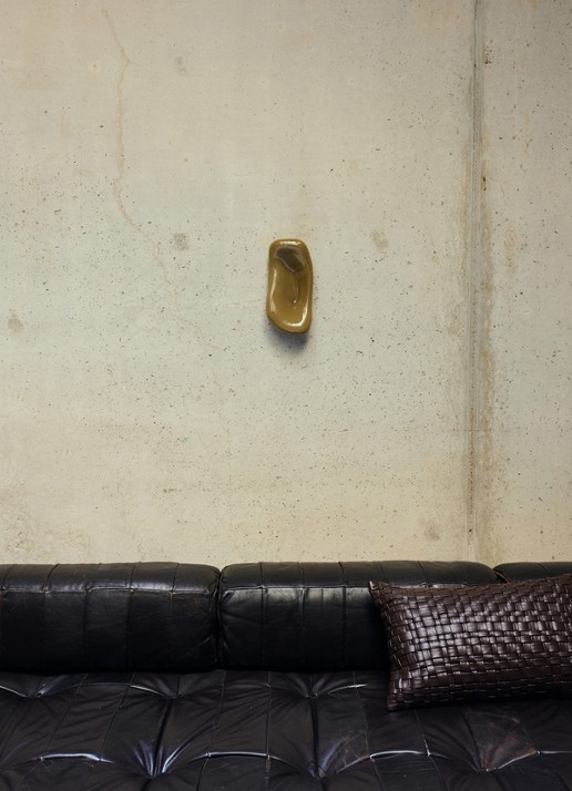 HKliving Wandelement 23,5 x 11,4 cm - achterkant mosgroen