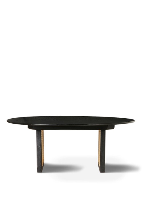HKliving Webbing salontafel medium - voorkant 3 zwart