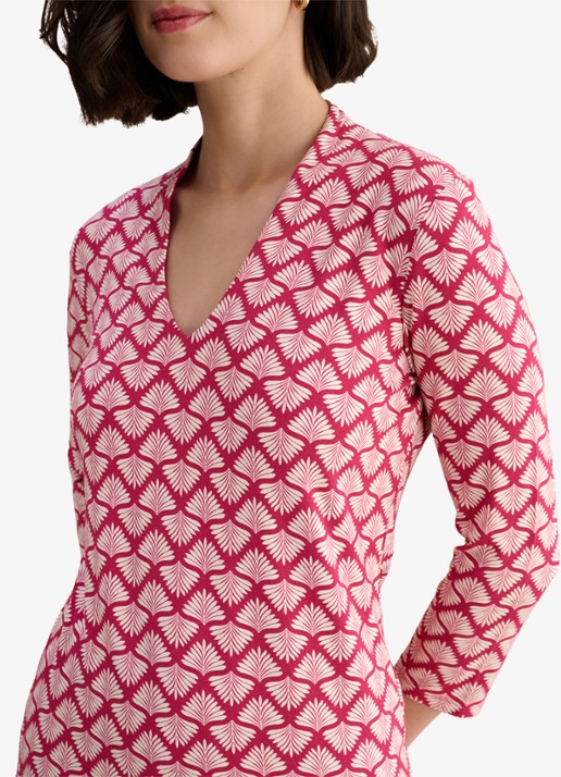 Hobbs Aimee printed top - detail 2 rood