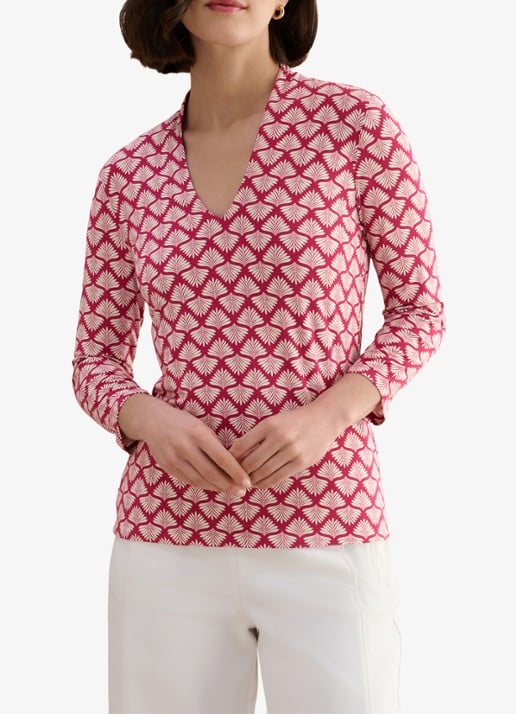 Hobbs Aimee printed top