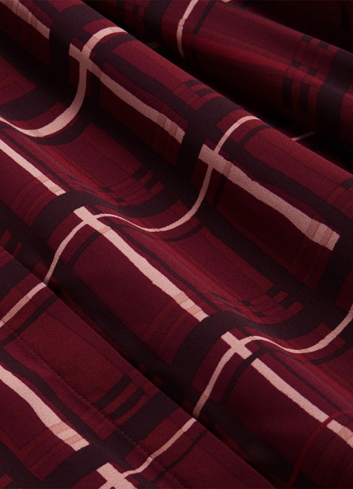 Hobbs Aisha blouse met strikdetail - detail 7 rood