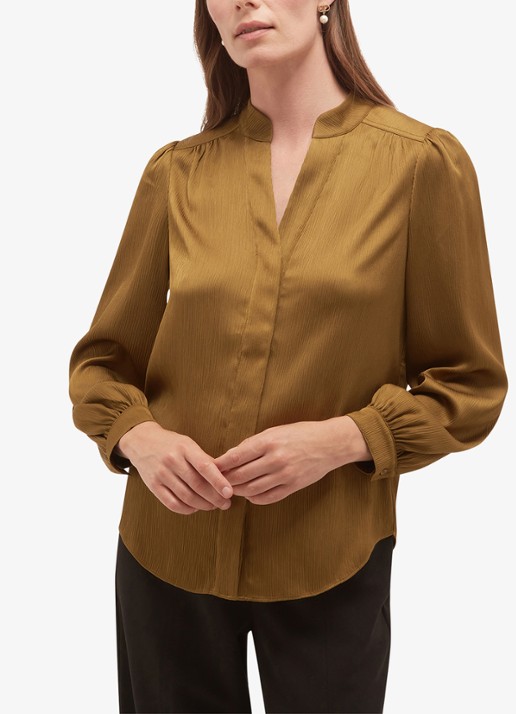 Hobbs Aubrey blouse met V-hals